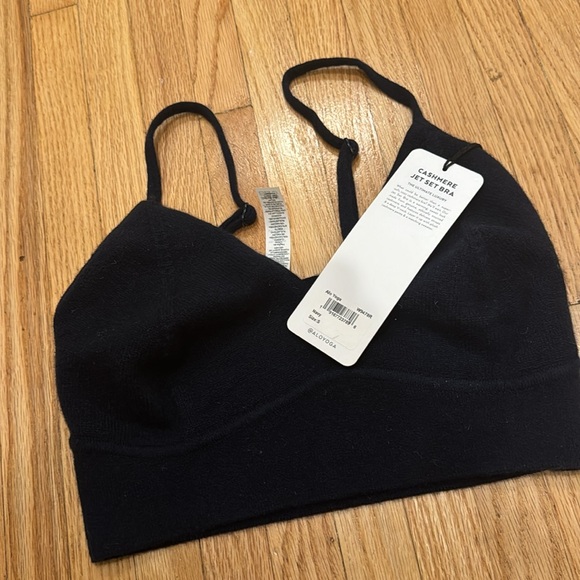 Alo yoga Cashmere Jet Set Bra navy size small - Picture 4 of 4